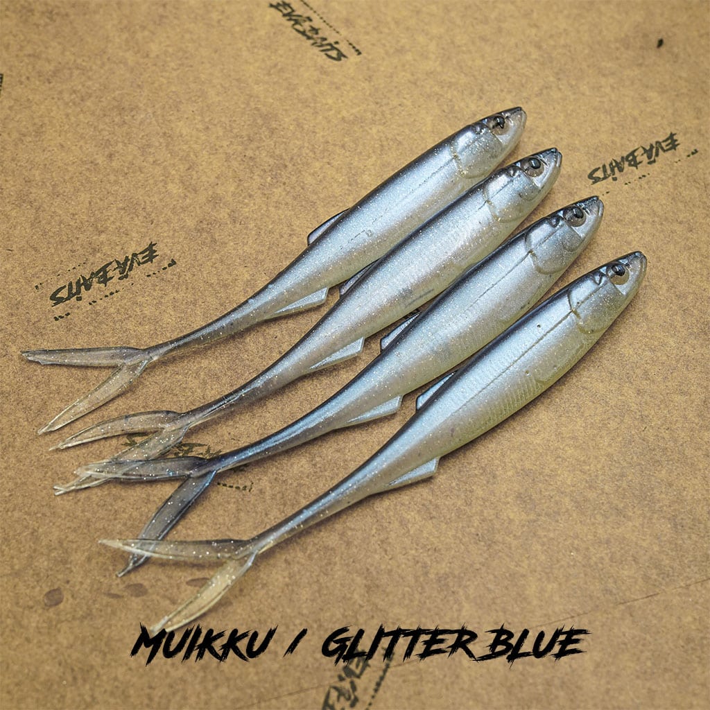 Muikku/glitter blue