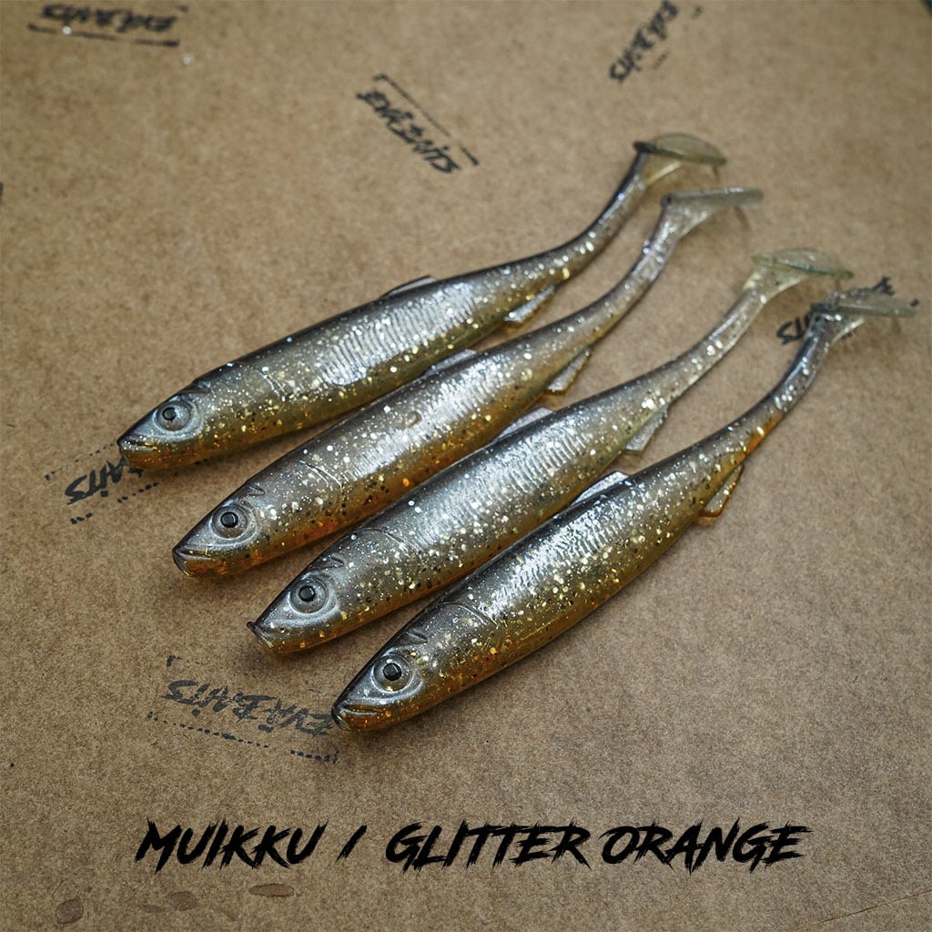 Muikku/Glitter orange