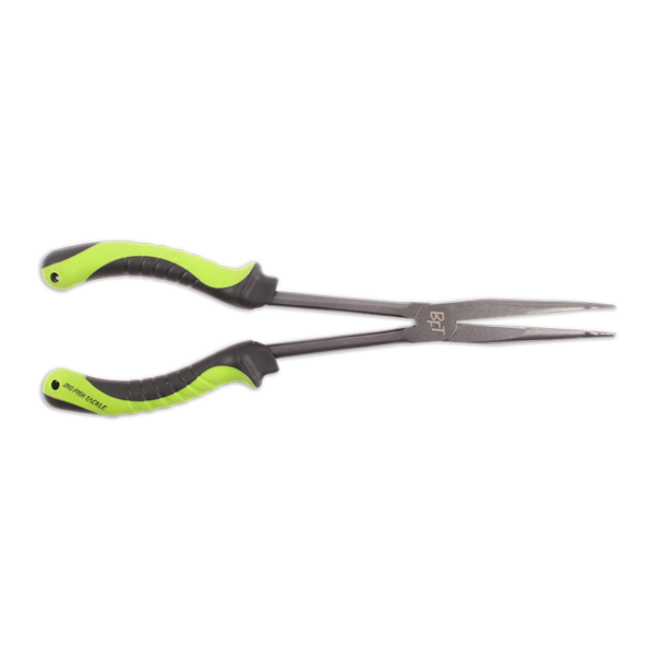 BFT Long Nose Pliers 28cm Bent - Teflon Coated