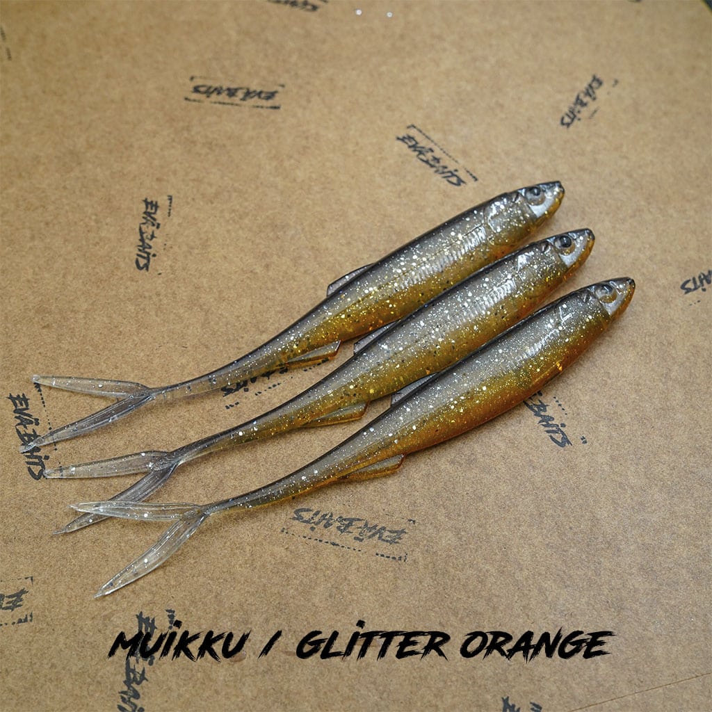 Muikku/Glitter orange