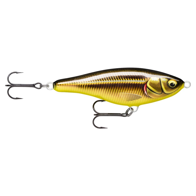 Leurre Rapala Twitchin’ Rap – Corps Abachi, Eau Douce, Profondeur 0,6-1,5m, 12cm/53g, Fabriqué En Estonie – Classic Red&Black