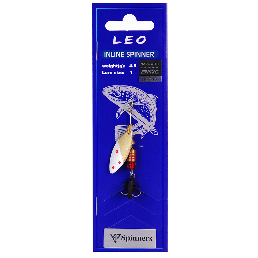 Pöörlev lant Leo inline spinner with mouche