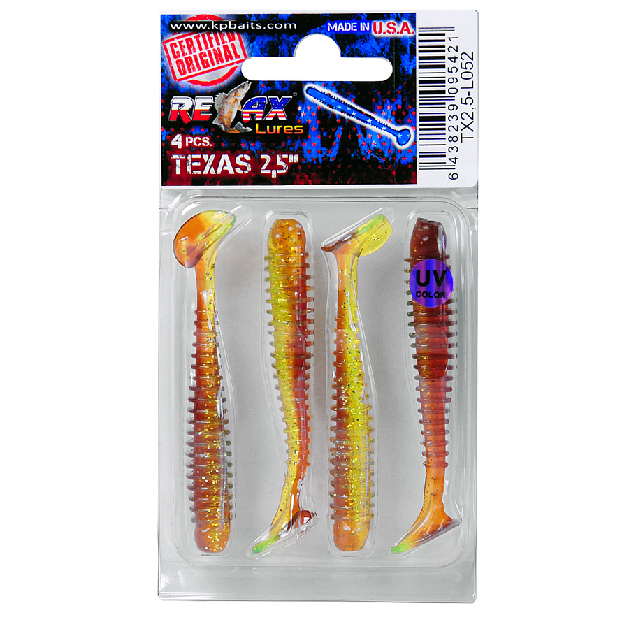 Relax Texas 2,5" 6,35cm 4tk pakis