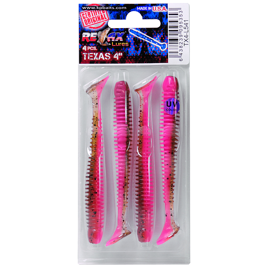 Relax Texas 4" 10cm 4tk pakis