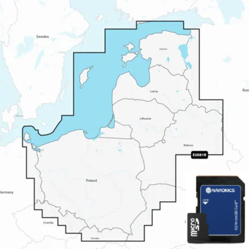 Merekaart NAVIONICS+ BALTIC SEA, EAST COAST 010-C1339-30