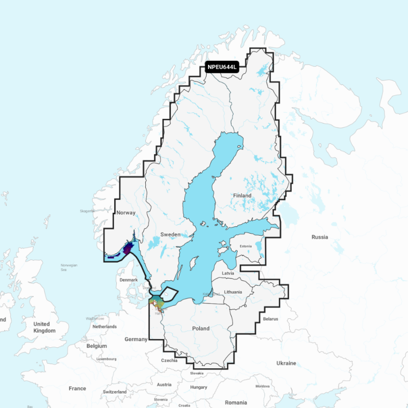 Merekaart NAVIONICS PLATINUM+ BALTIC SEA LARGE 010-C1352-40