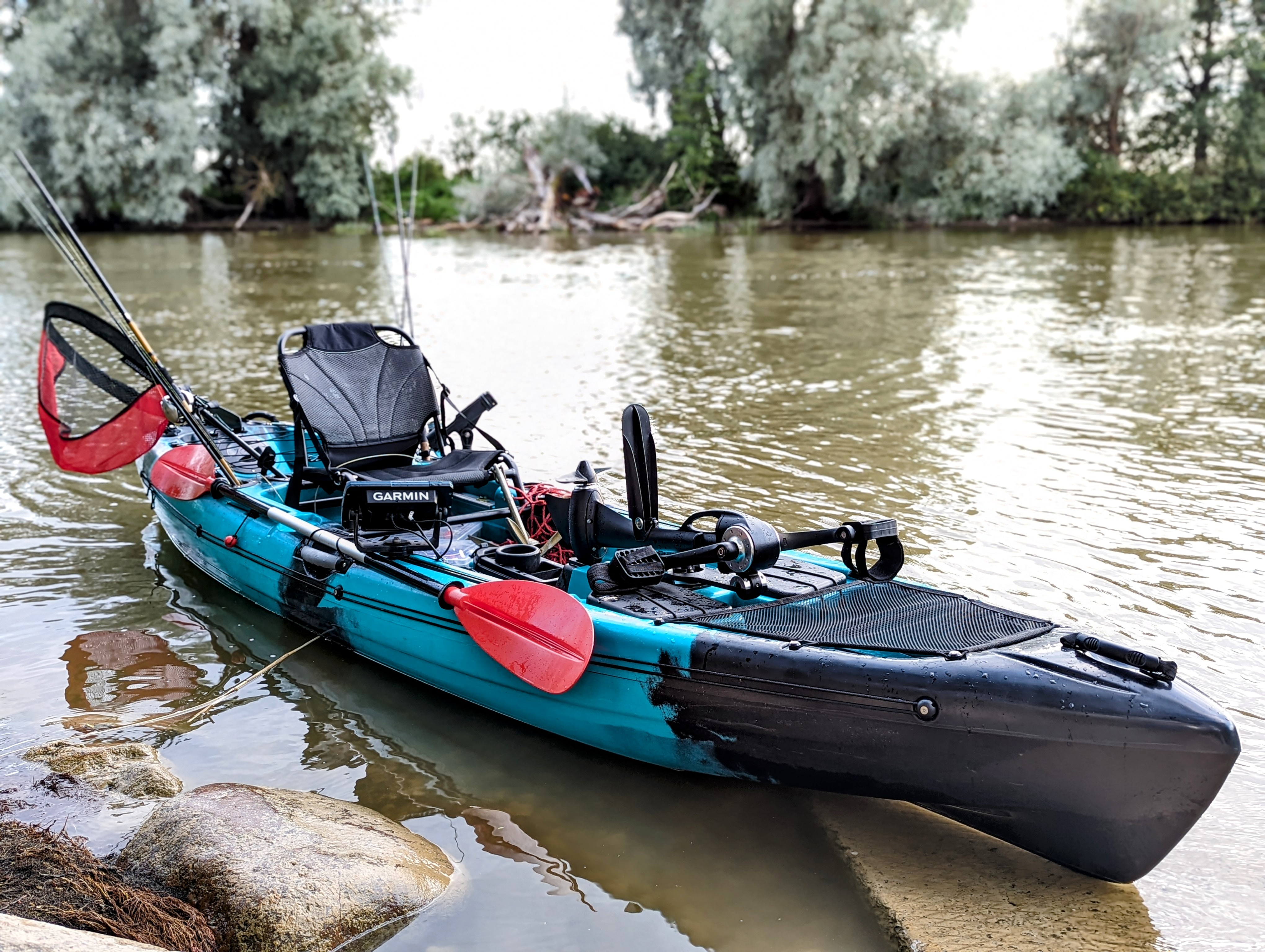 Sit On Top kalastuskajak pedaalidega 3800x850x400mm - Image 8