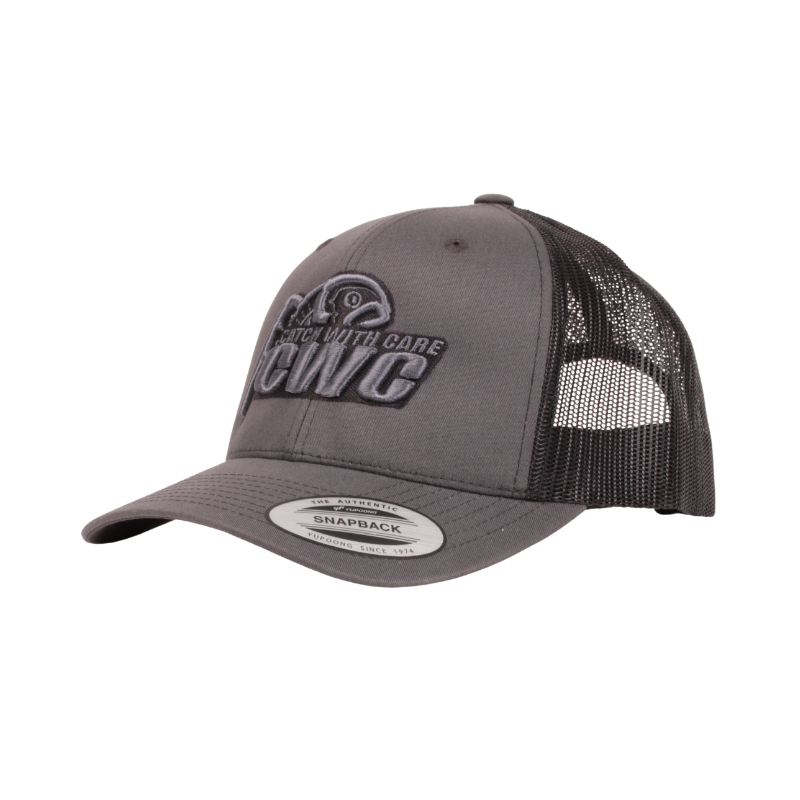 CWC Snapback Trucker Cap, CWC logo Black/Black