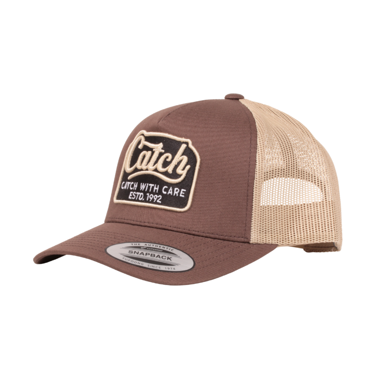 CWC Snapback Trucker Cap, Catch logo Brown/Khaki