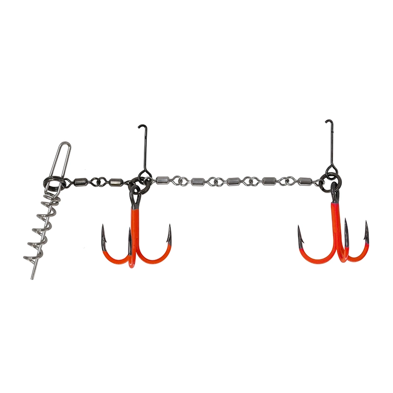 Kummilandi rakendus VMC Double Pike Chain UV Orange