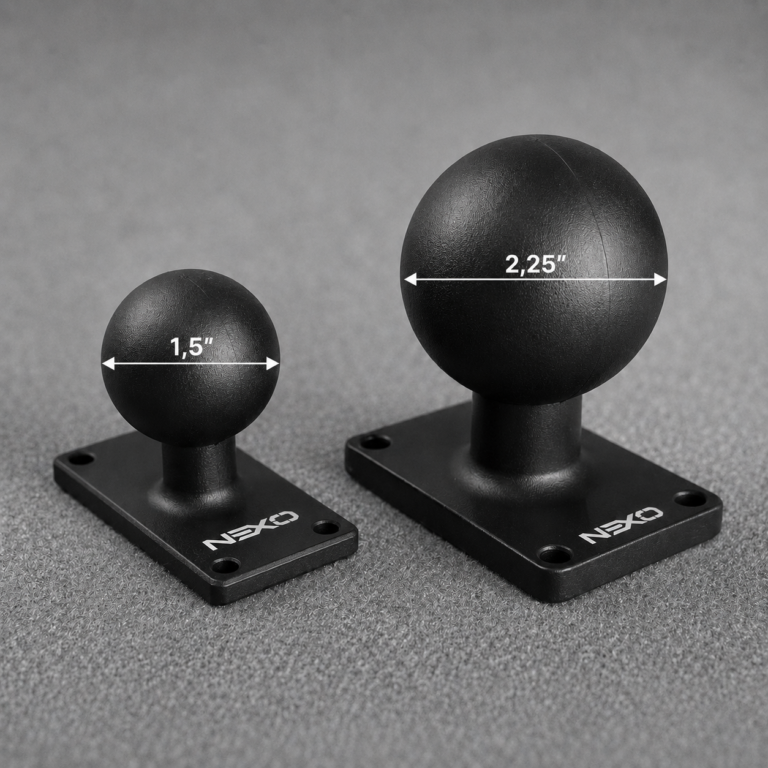 NEXO Rectangular Mount Base with 1.5" Ball - Pilt 2